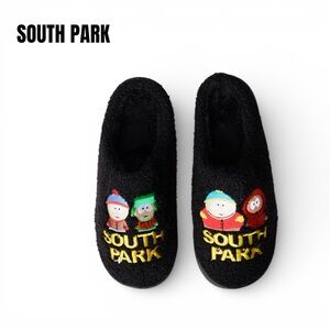 045 South Park Black Slippers Men’s Size Medium